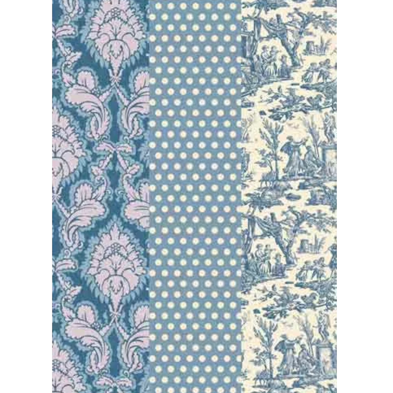 Sajou Christmas Tree Kit : Blue Damas