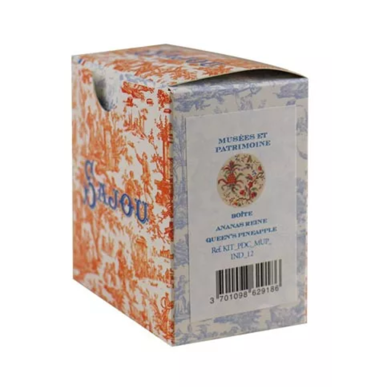 Sajou Round Box Cross Stitch Kit : Marie Antoinette's Pineapple Round Box