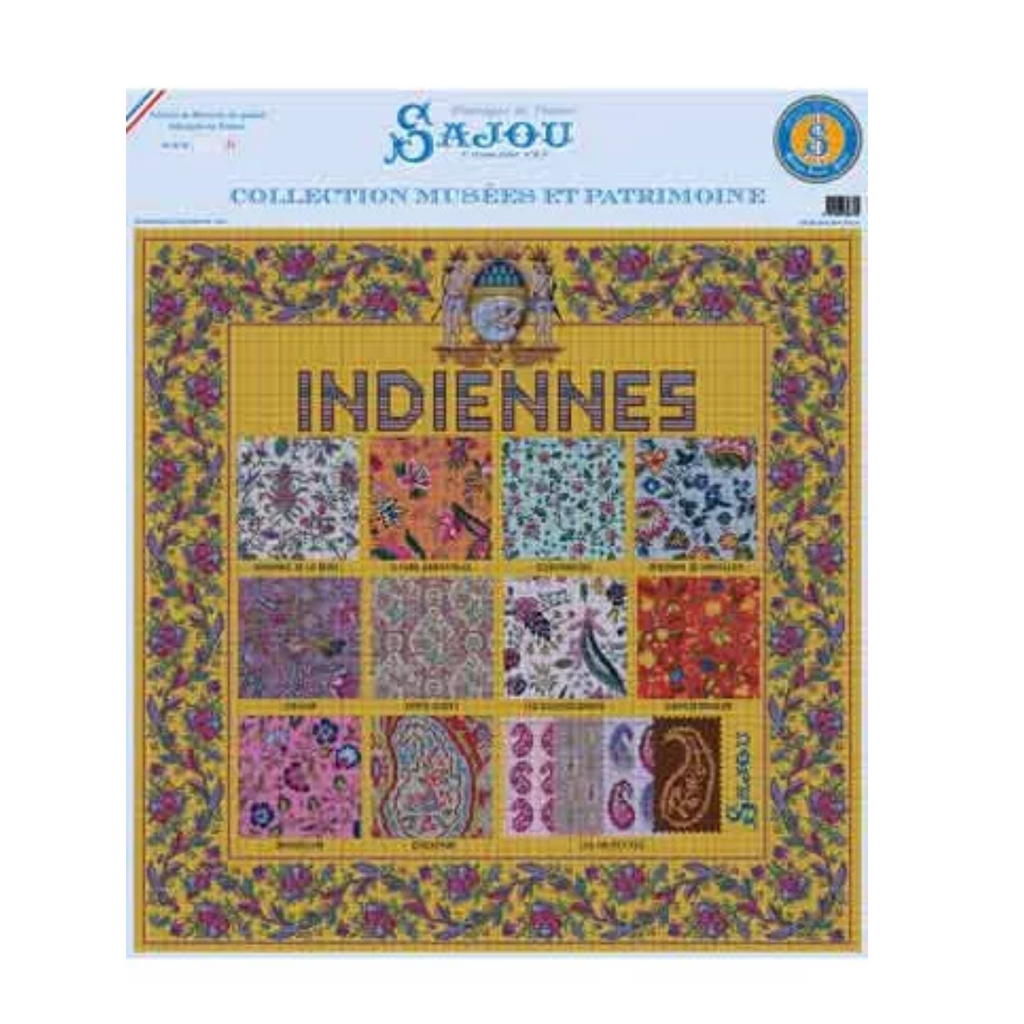 Sajou Cross Stitch Cushion Kit : Marie Antoinette's Pineapple (Small)