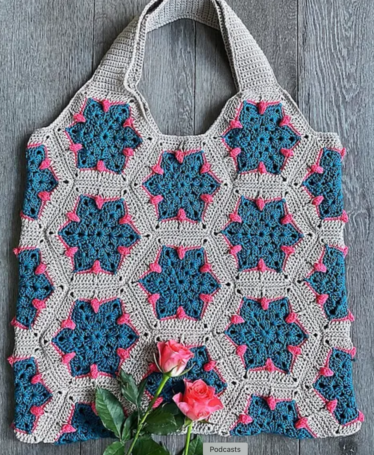 Star Flower Tote Bag Kit