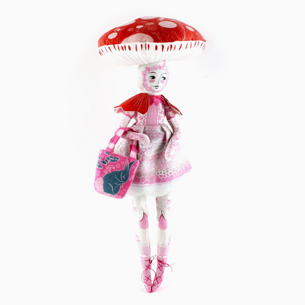 Miss Ella DIY Dolly Kit : Patience the Mushroom Girl + 20 Zen Cards