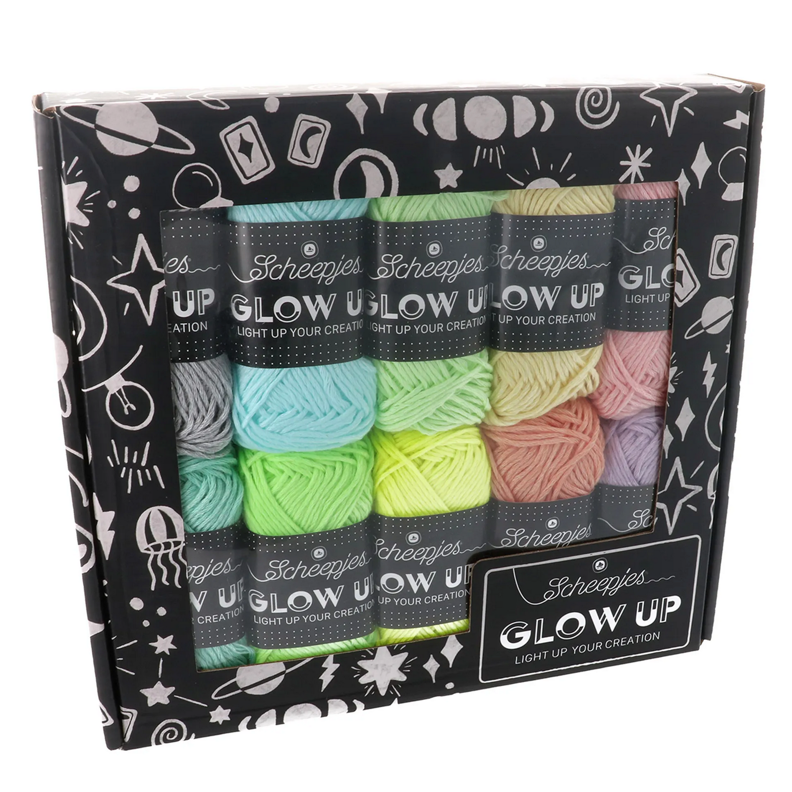 Scheepjes Glow Up Colour Pack 10x25g