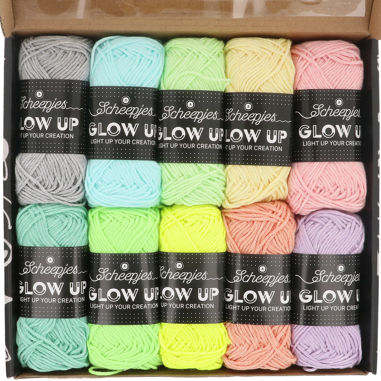 Scheepjes Glow Up Colour Pack 10x25g