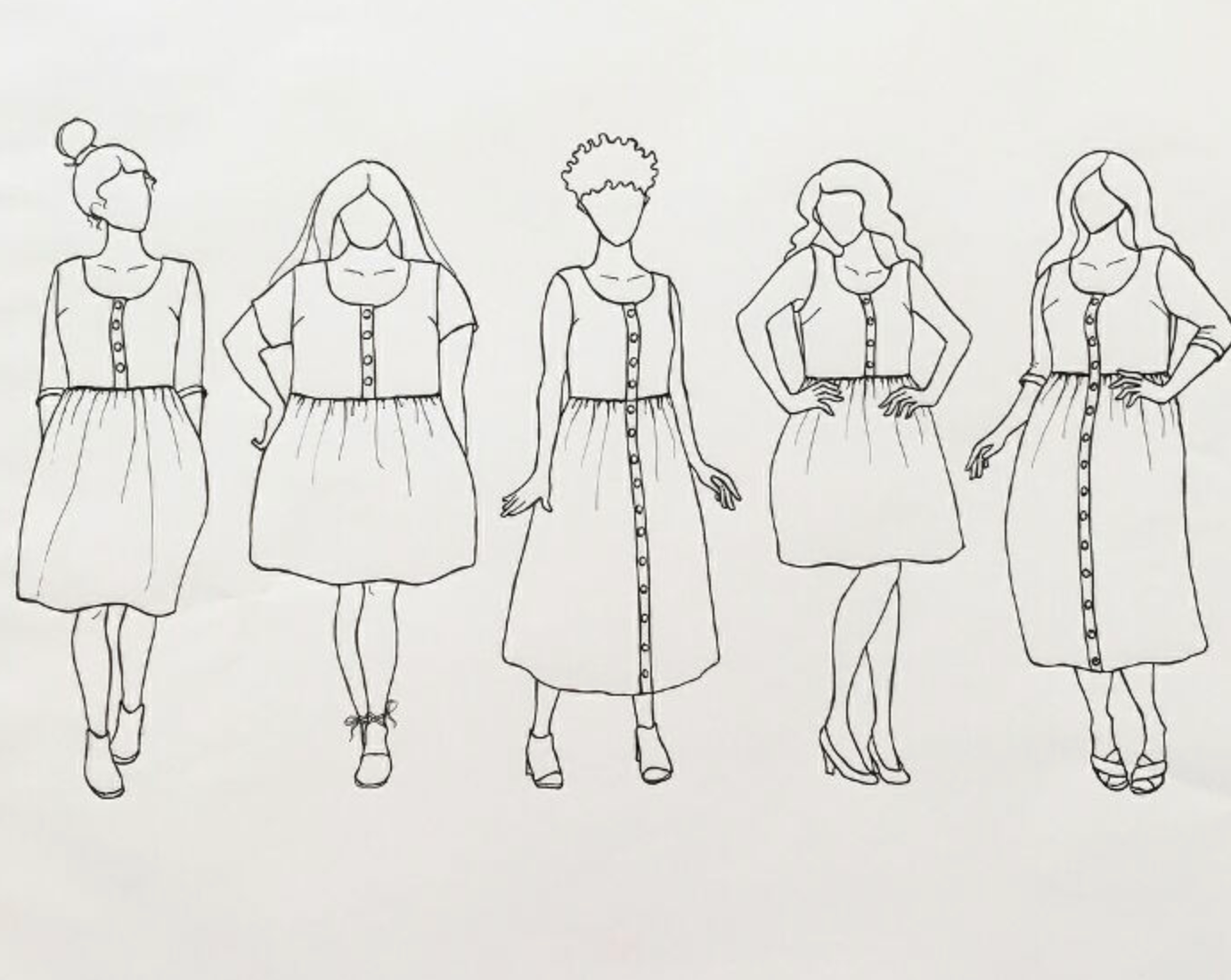 Hinterland Dress Sewing Pattern By Sew Liberated