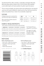 Hinterland Dress Sewing Pattern By Sew Liberated