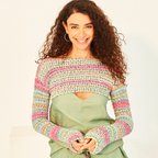 Stylecraft Colour Burst DK Pattern 10132 Crochet Tops