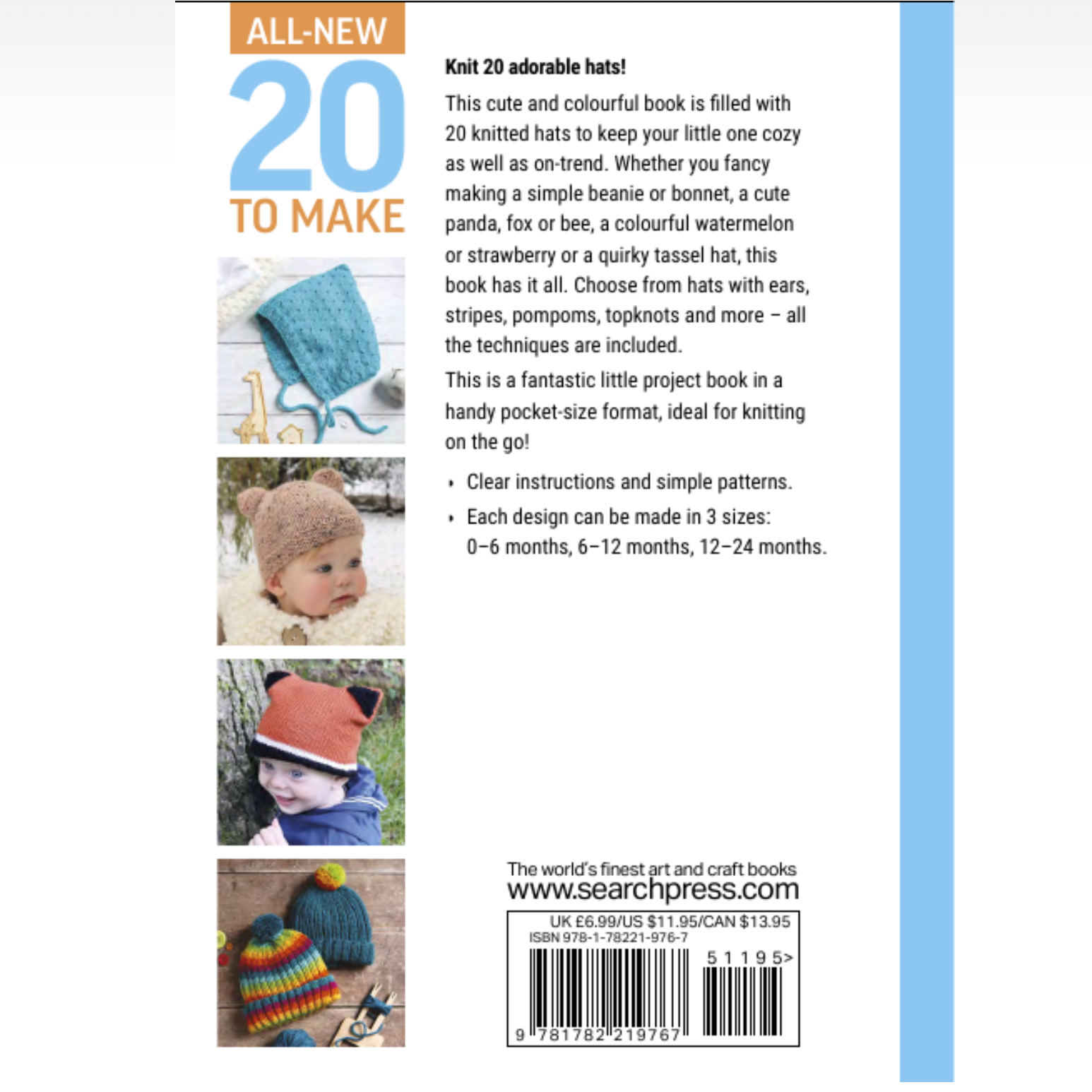 All New 20 To Make : Knitted Baby Hats
