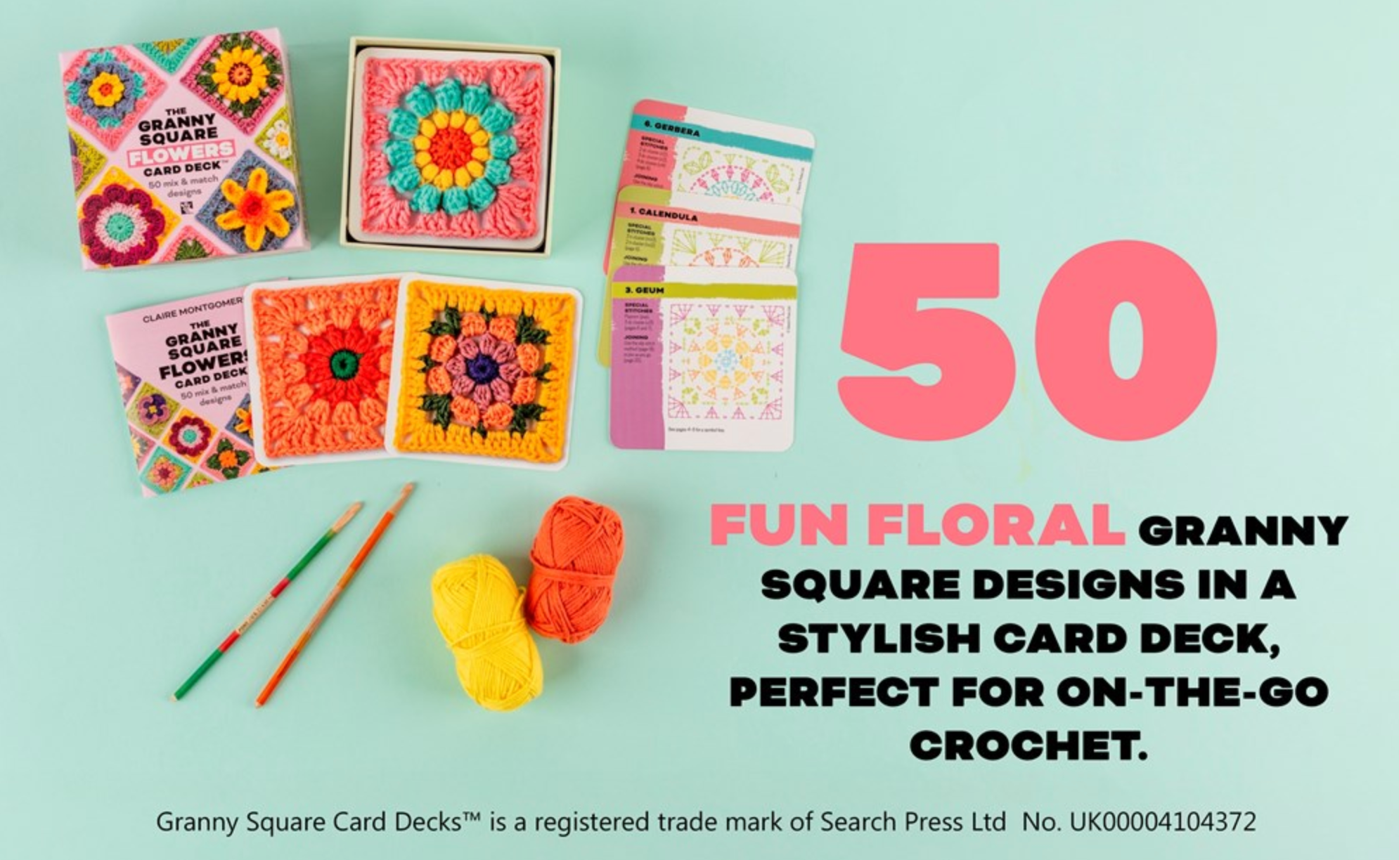 The Granny Square Flowers Card Deck