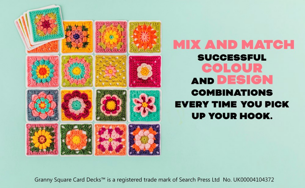The Granny Square Flowers Card Deck