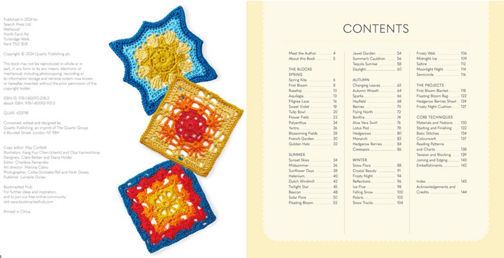 A Year of Granny Squares by Kylie Moleta