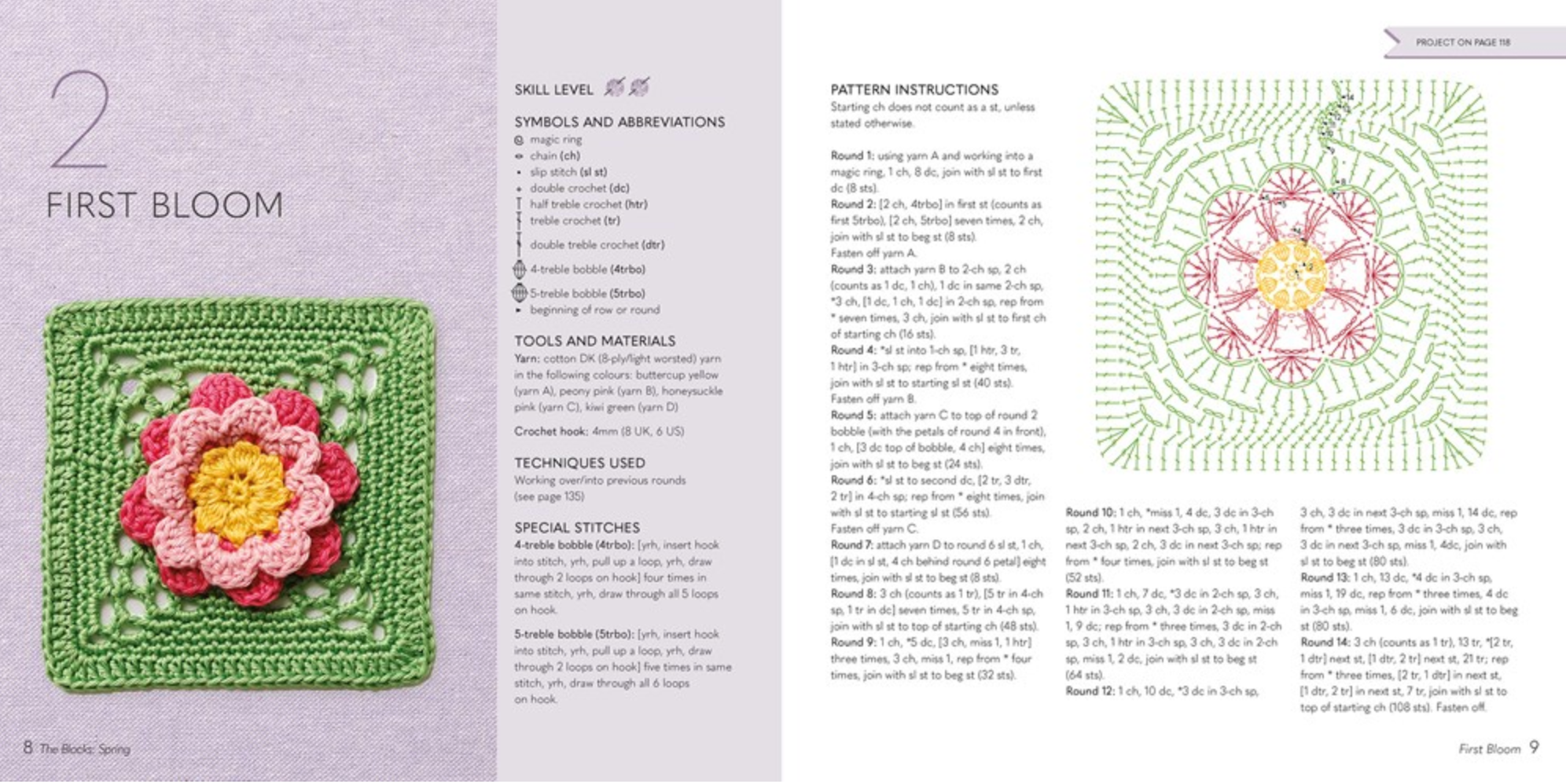 A Year of Granny Squares by Kylie Moleta