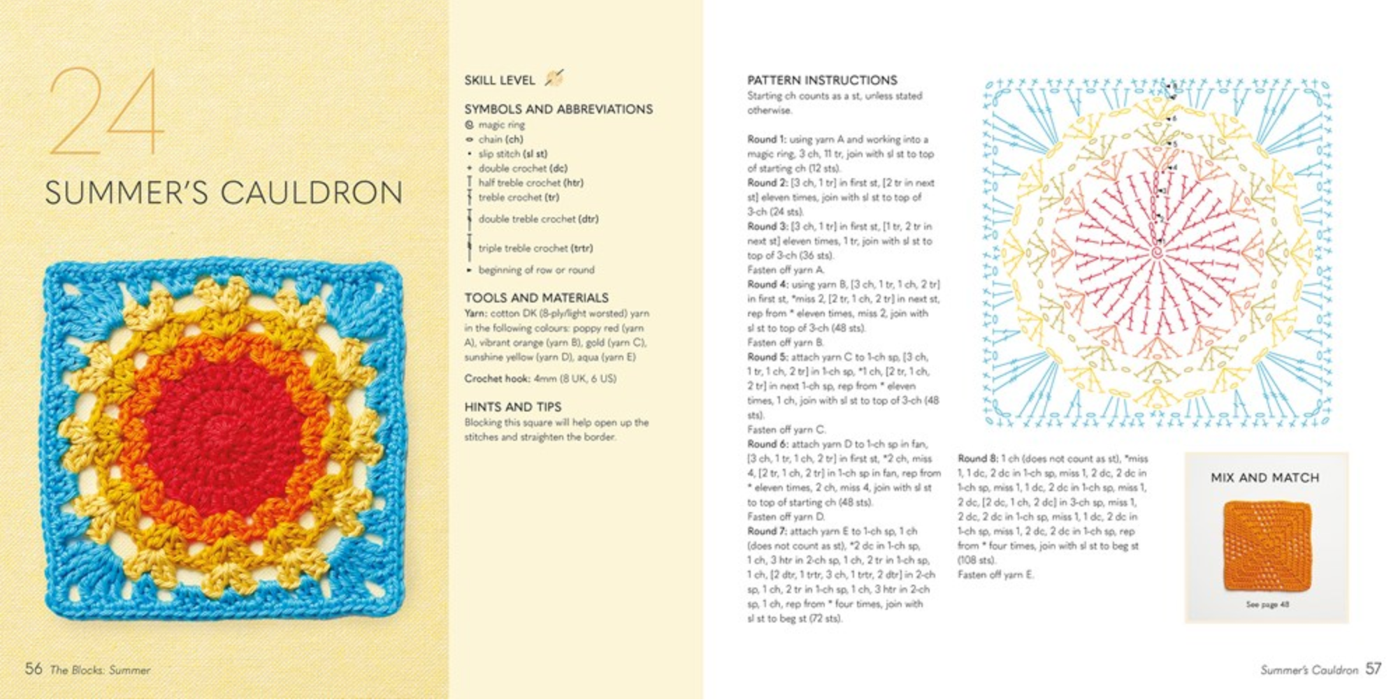 A Year of Granny Squares by Kylie Moleta