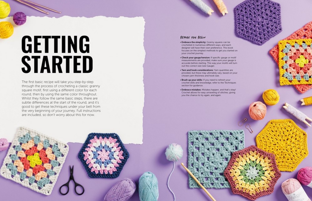 The Granny Square Crochet Bible by Lynne Rowe