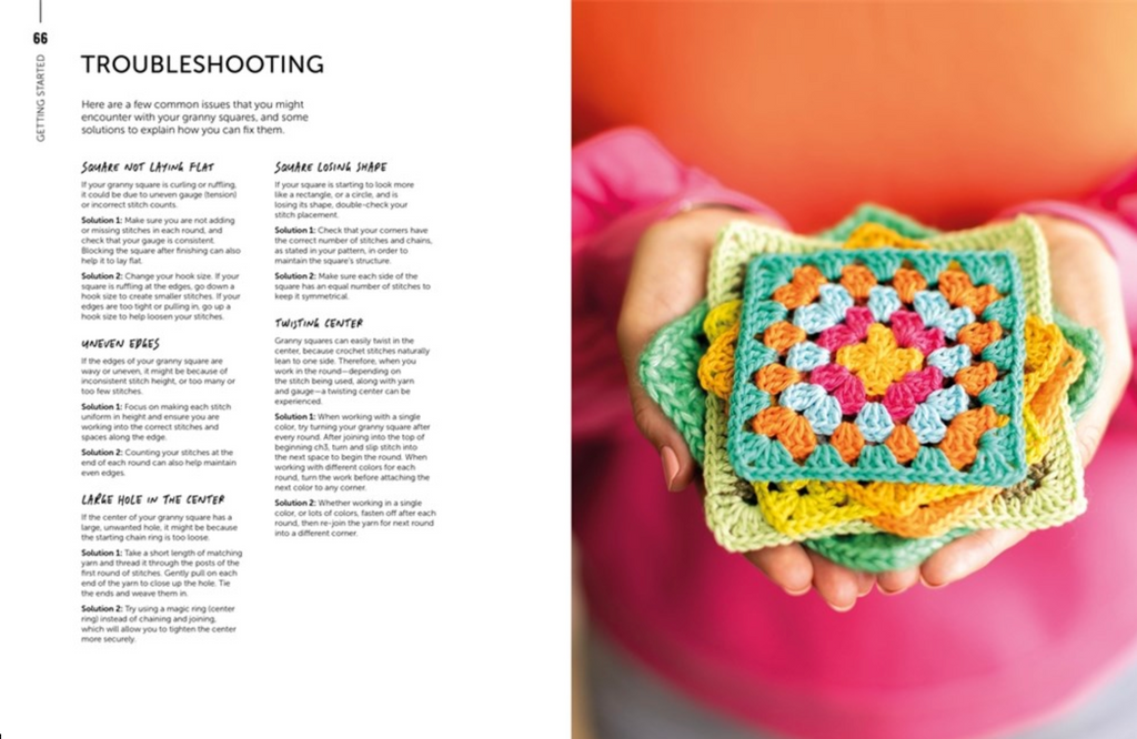 The Granny Square Crochet Bible by Lynne Rowe