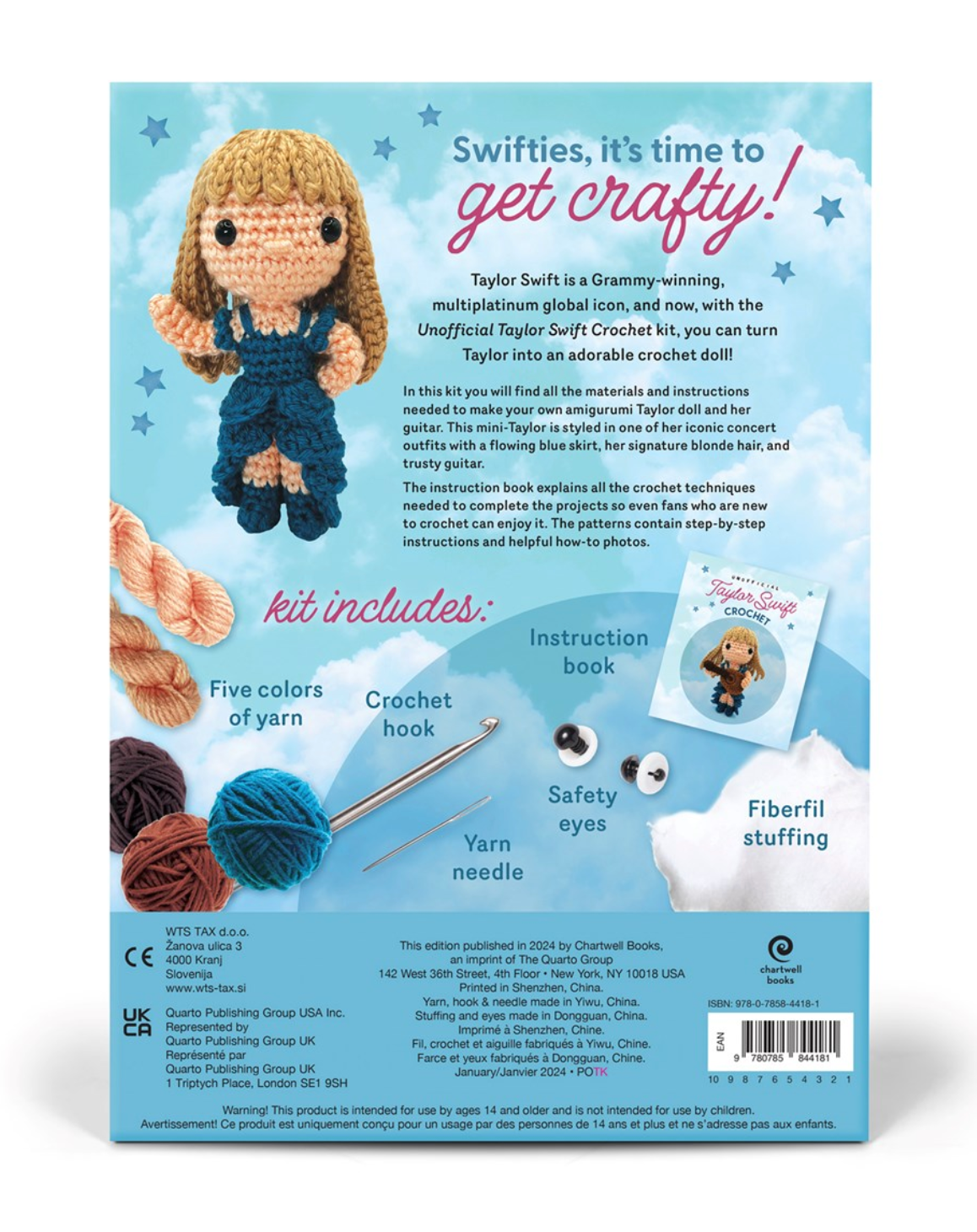 Unofficial Taylor Swift Crochet Kit