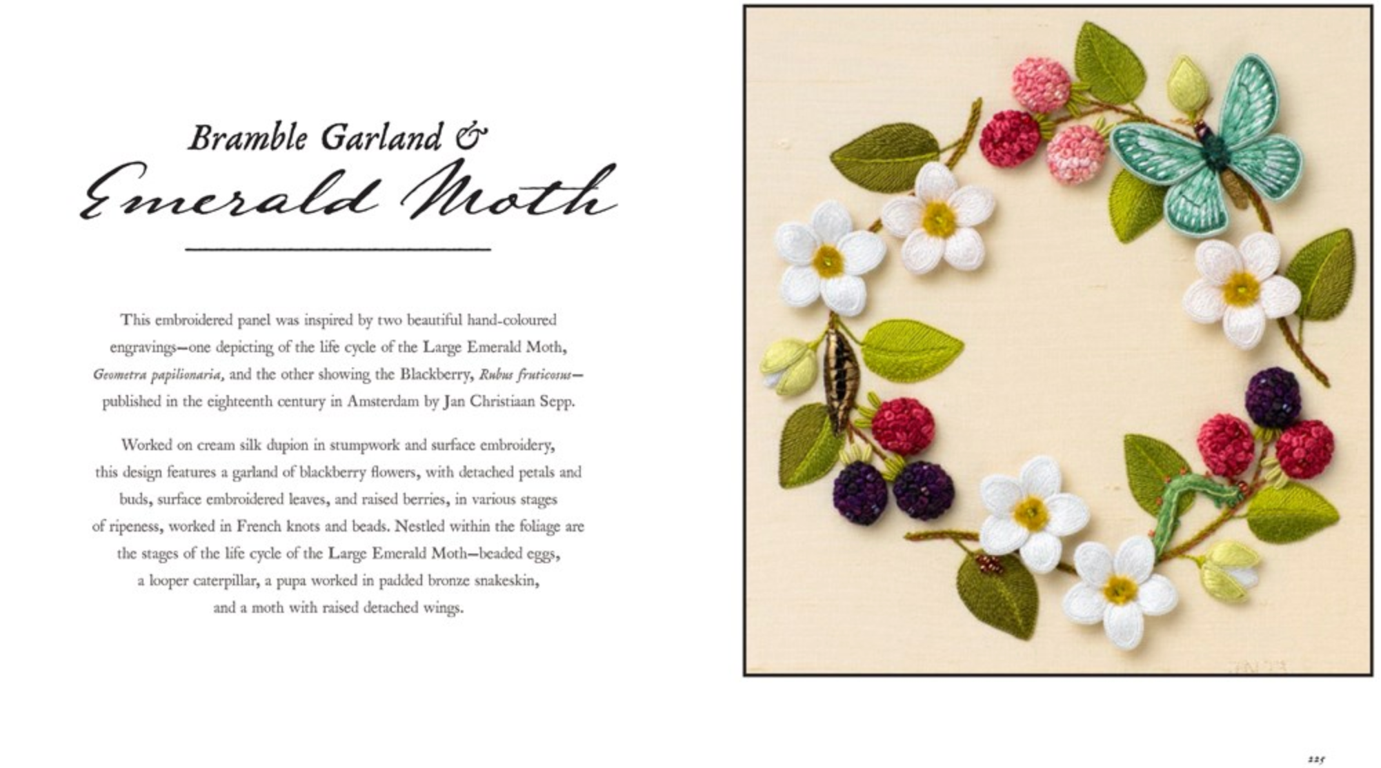 Stumpwork Butterflies by Jane Nicholas