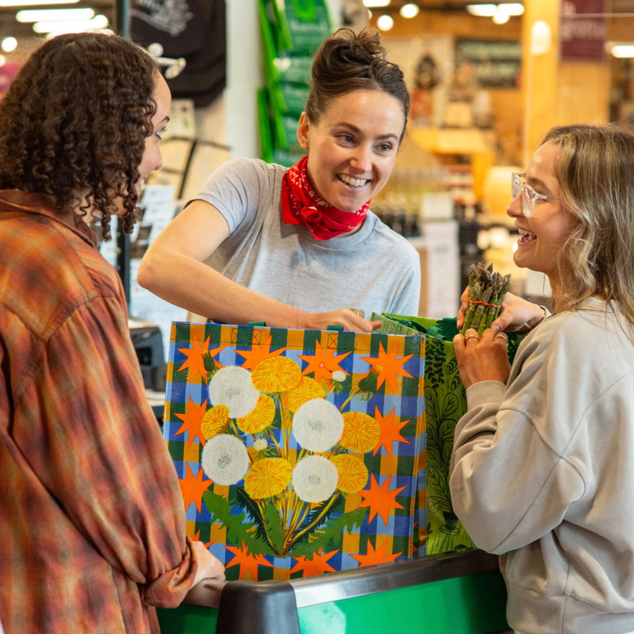 Dandelion Pop Shopper Craft Bag