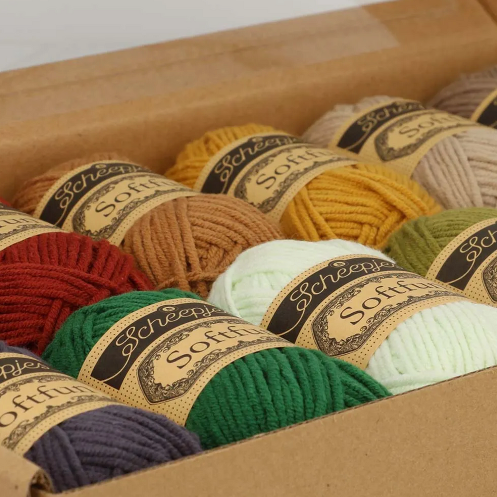 Scheepjes Softfun Colour Pack 12 x 20g Autumn Walk