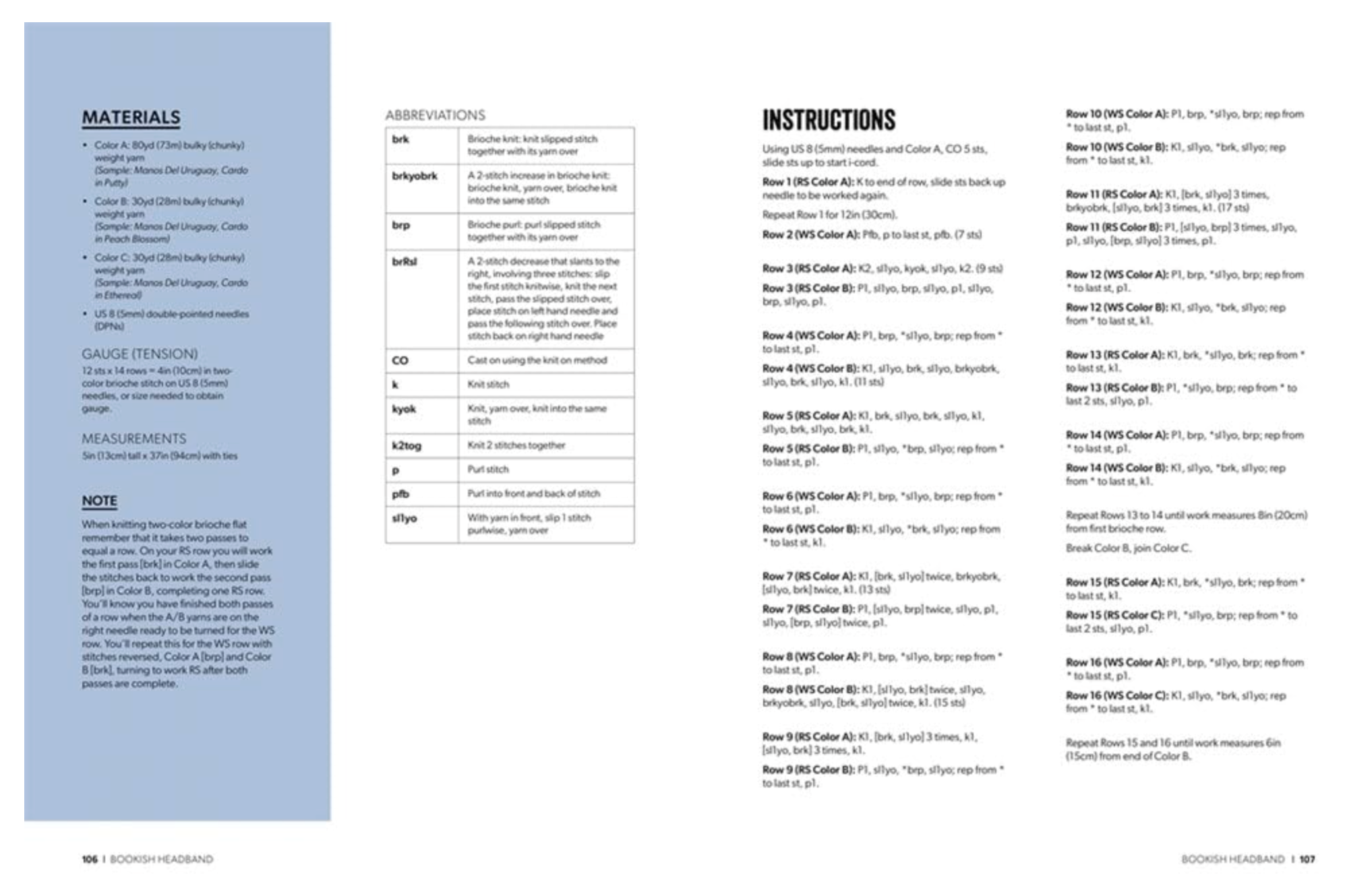 Brioche Knitting Workshop