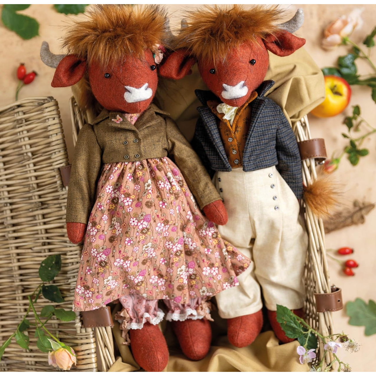 Sew Felt Animals From Apple Blossom Wood