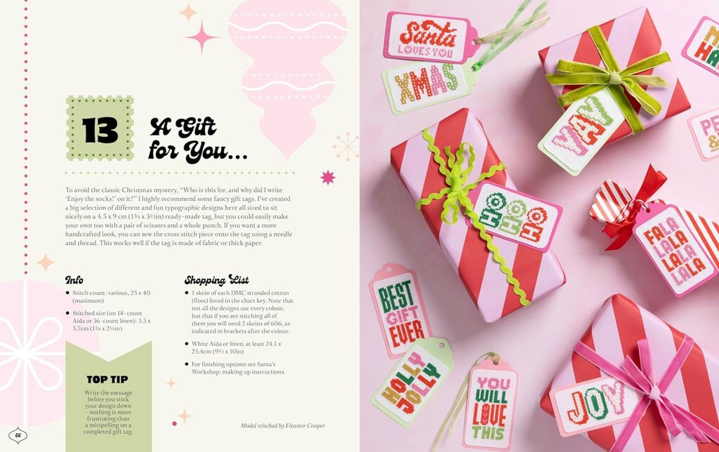 Merry Stitchmas : 24 Fun & Festive Cross Stitch Designs