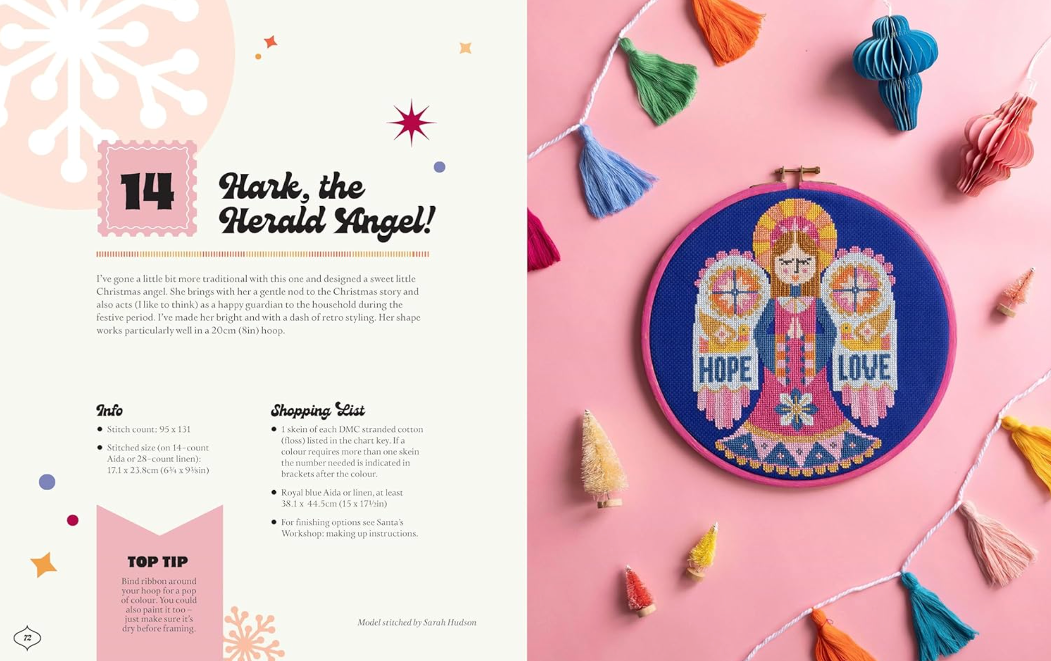 Merry Stitchmas : 24 Fun & Festive Cross Stitch Designs