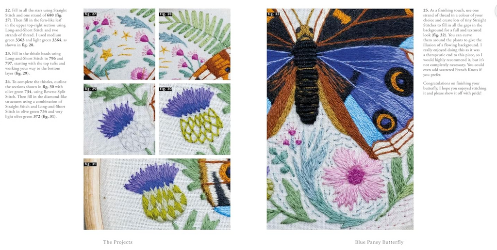 Paint with Thread : In the Garden by Emillie Ferris