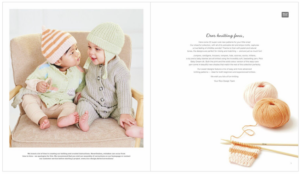 Rico Baby 042 : Baby Dream Pattern Book