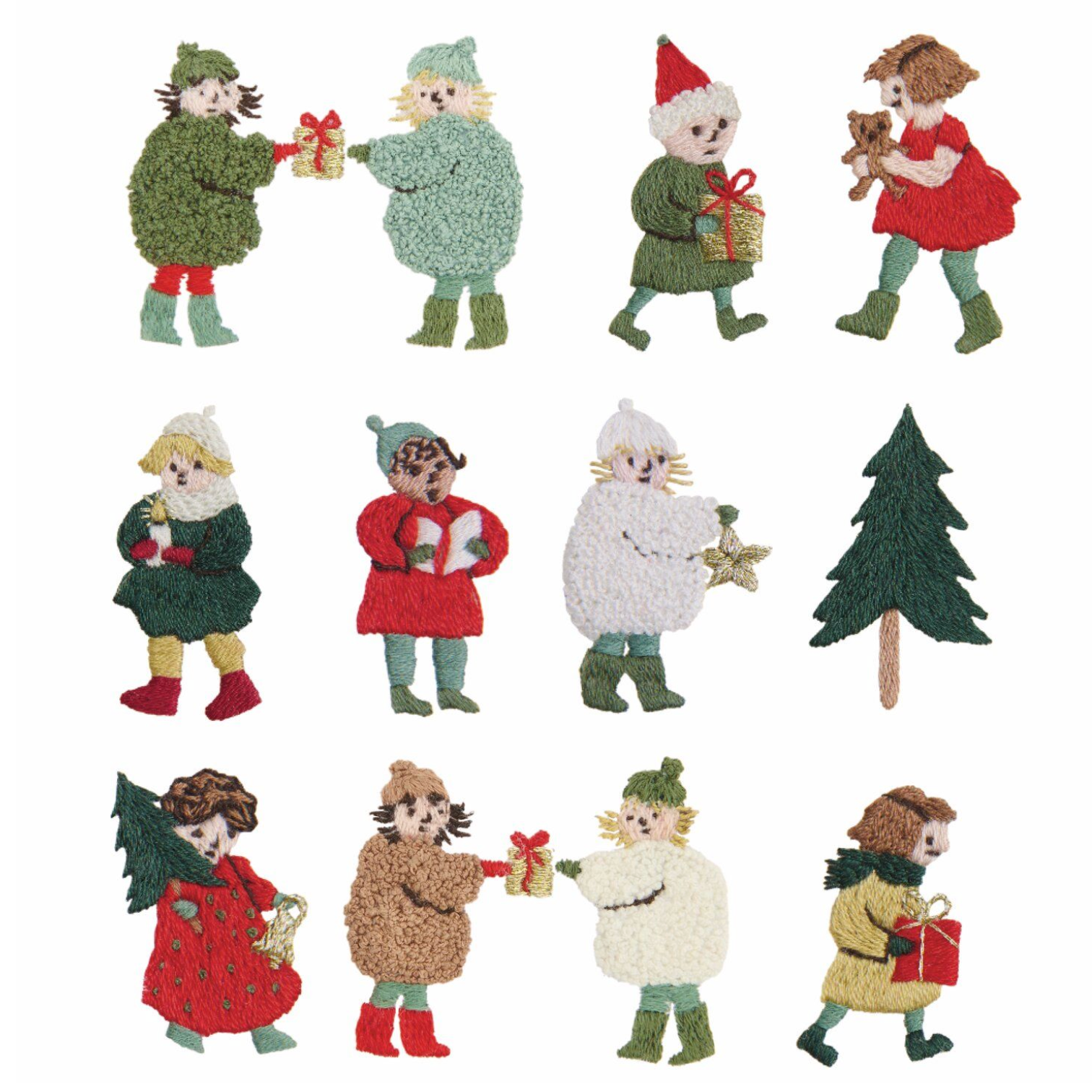 Stitch and Stick Kit : Carol Singers