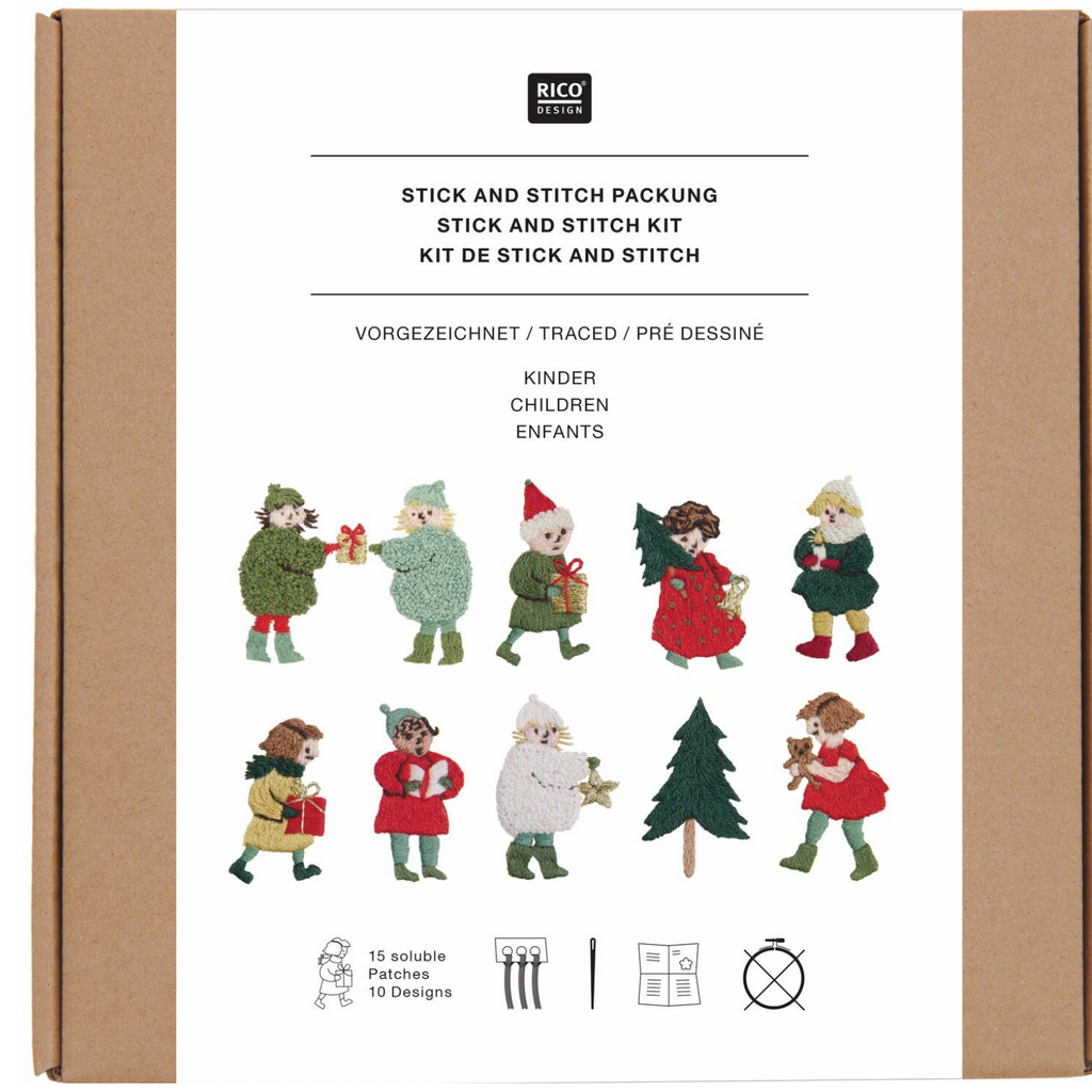 Stitch and Stick Kit : Carol Singers
