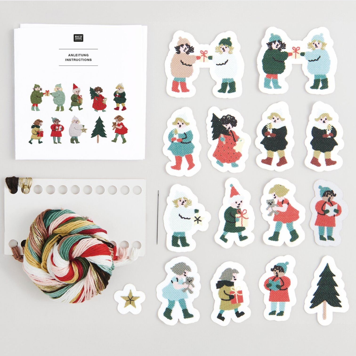 Stitch and Stick Kit : Carol Singers