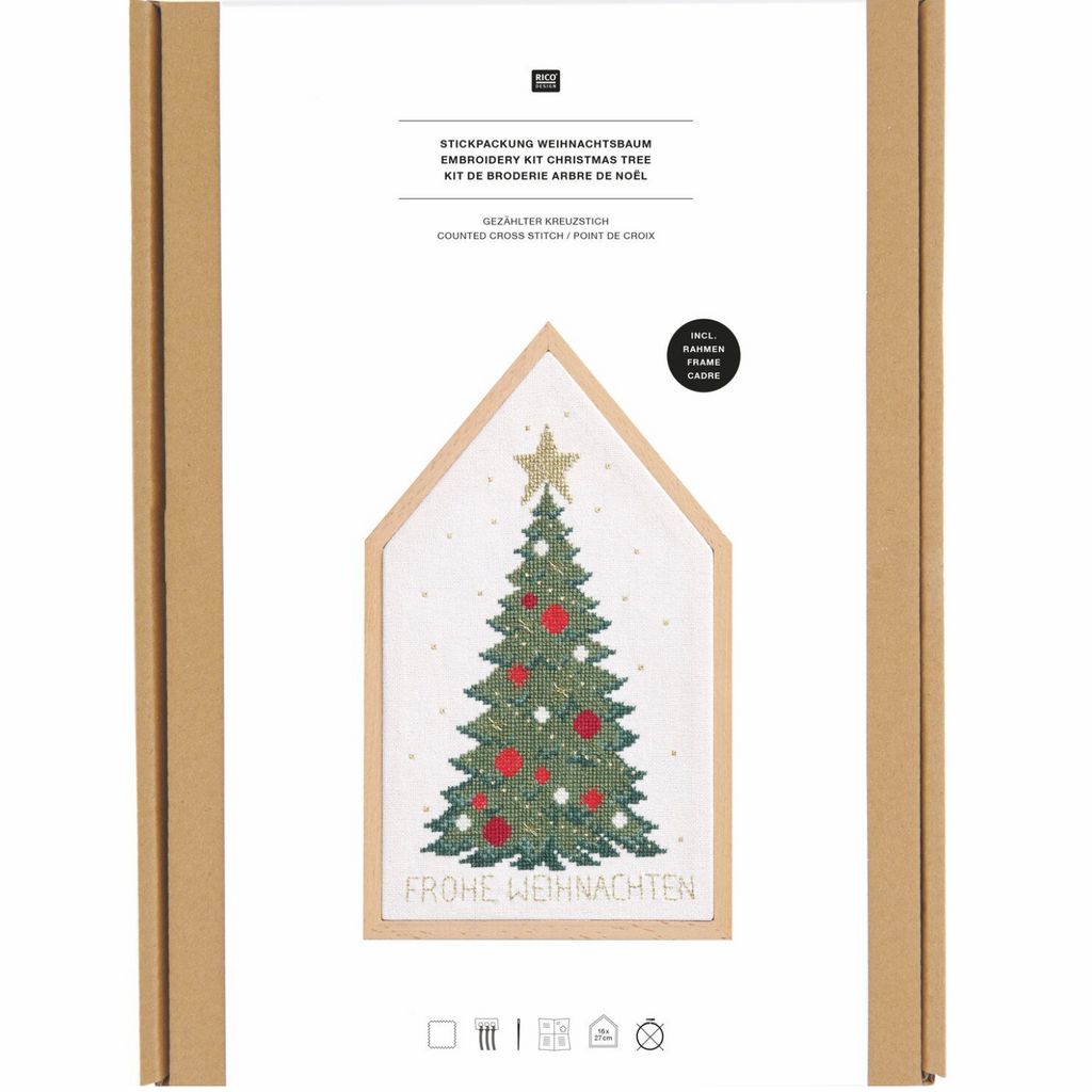 Christmas Tree Embroidery Kit