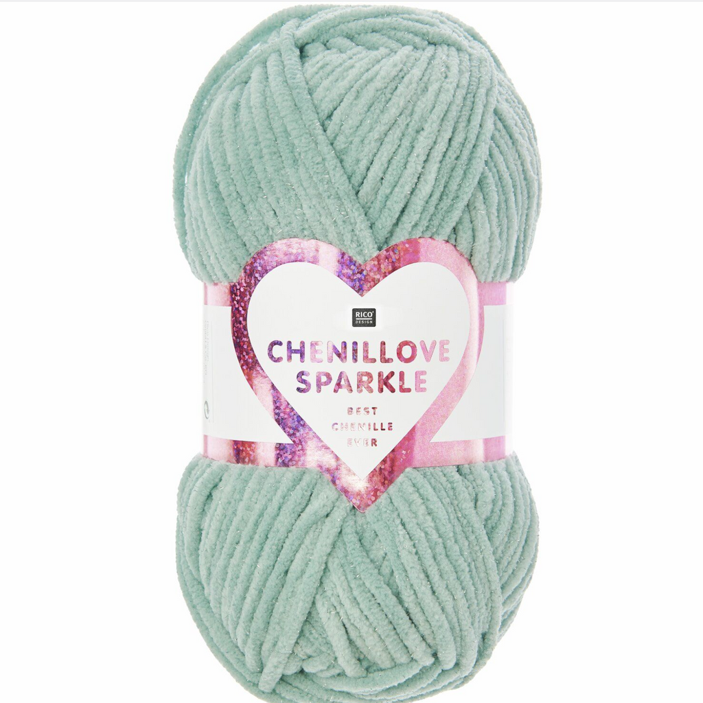 Creative Chenillove Sparkle 100g 004 Aqua