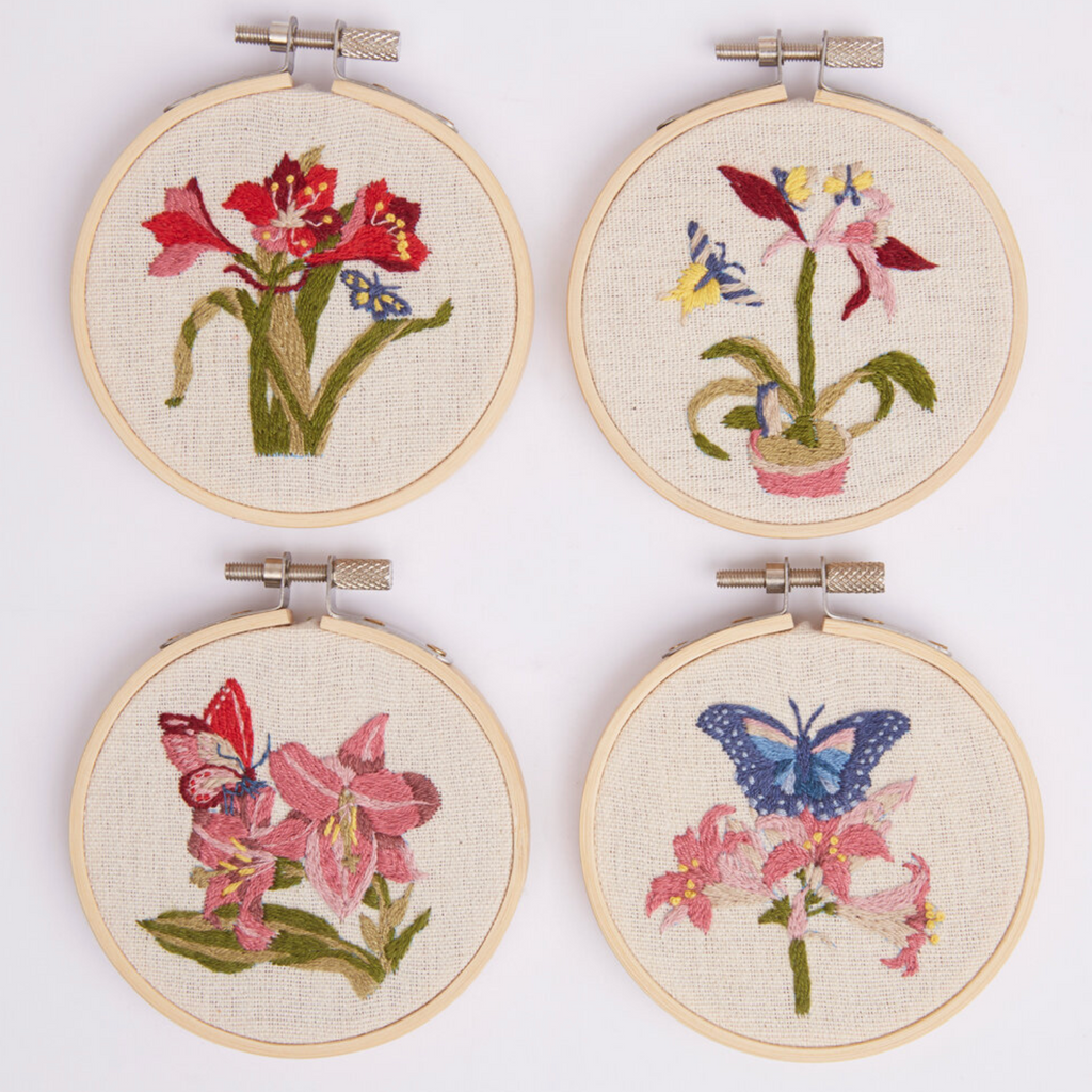 RHS Embroidery Kit : Butterfly & Flora