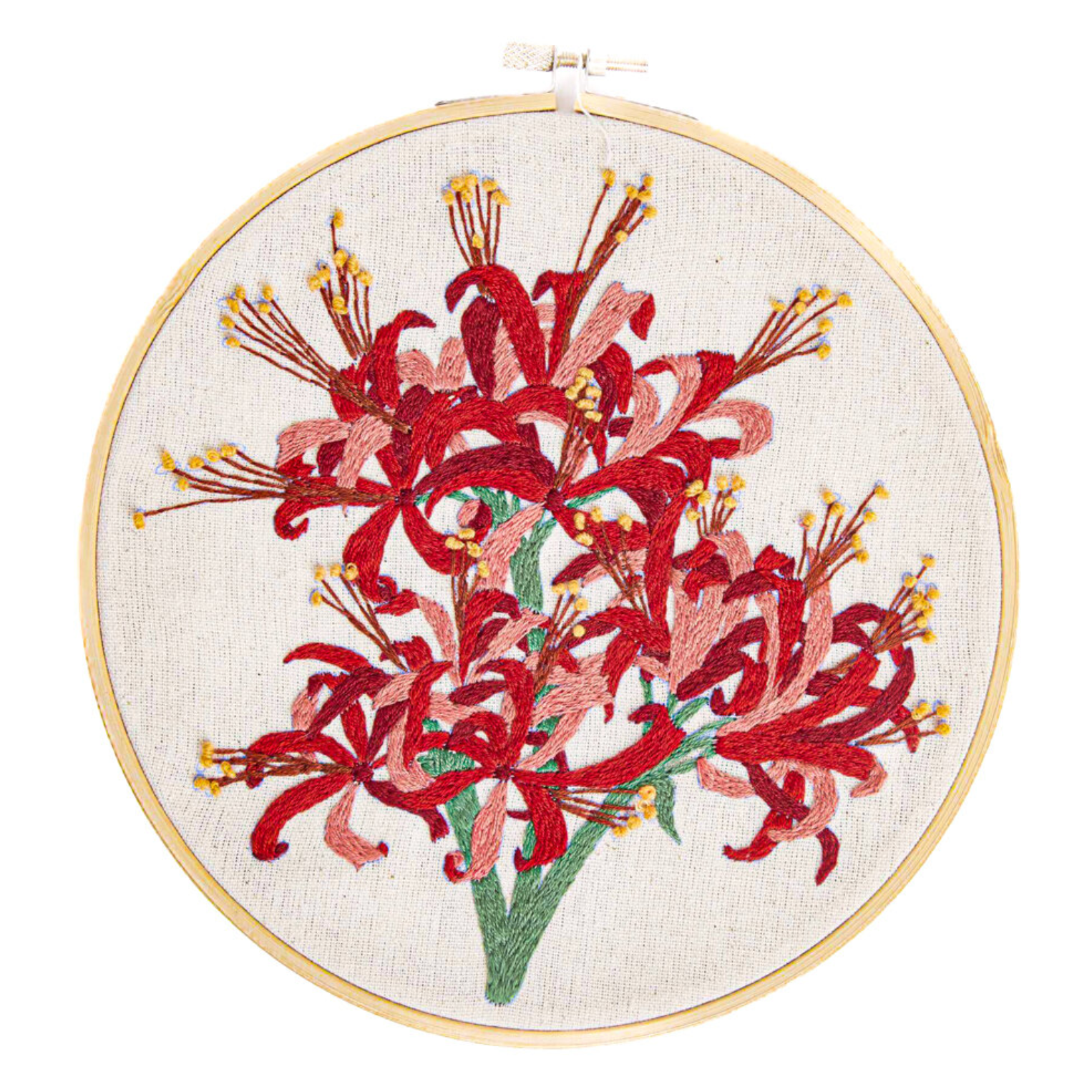 RHS Embroidery Kit : Guernsey Lily