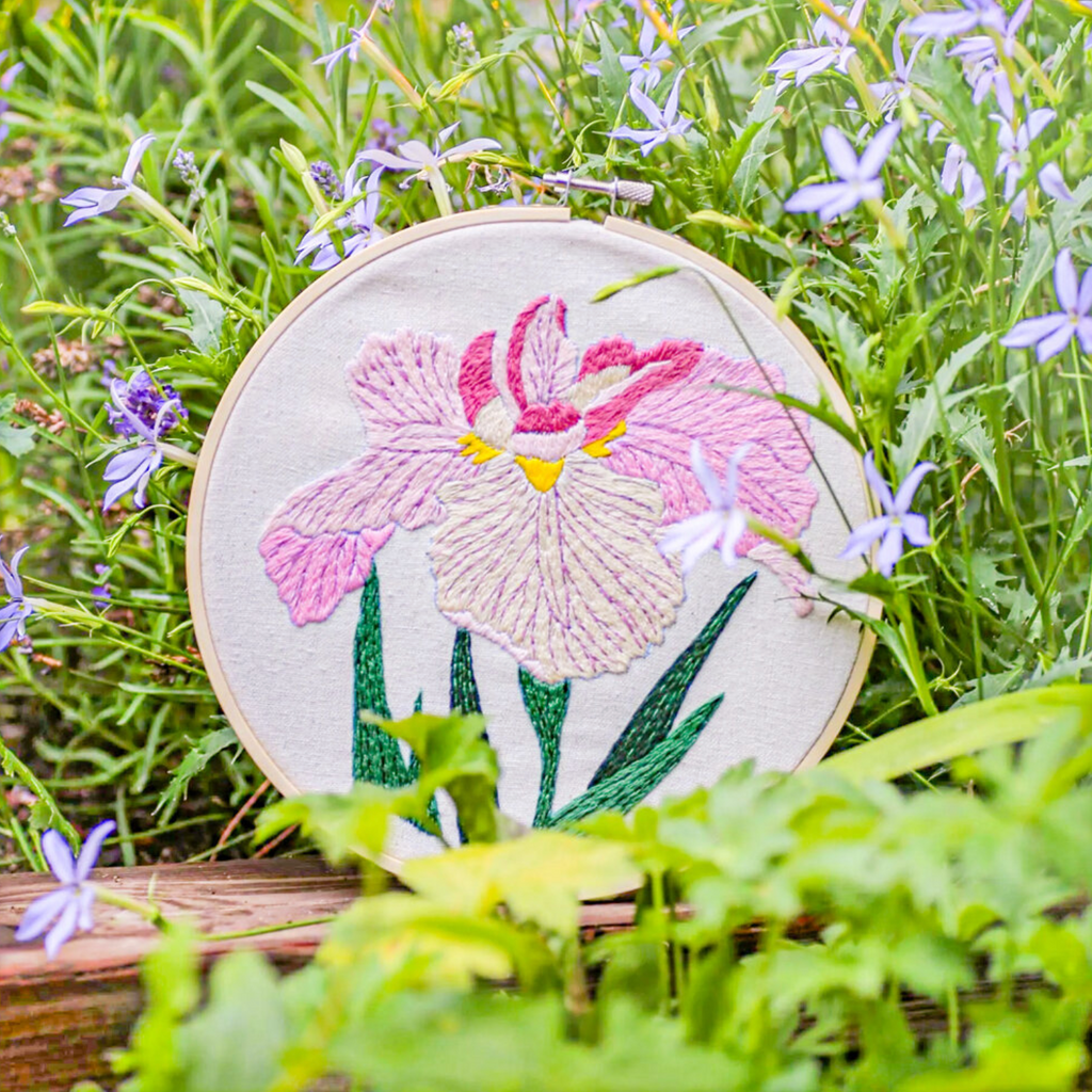 RHS Embroidery Kit : Japanese Iris