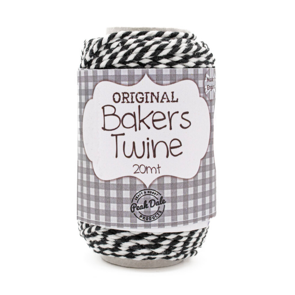 Bakers Twine : Black & White : 20m