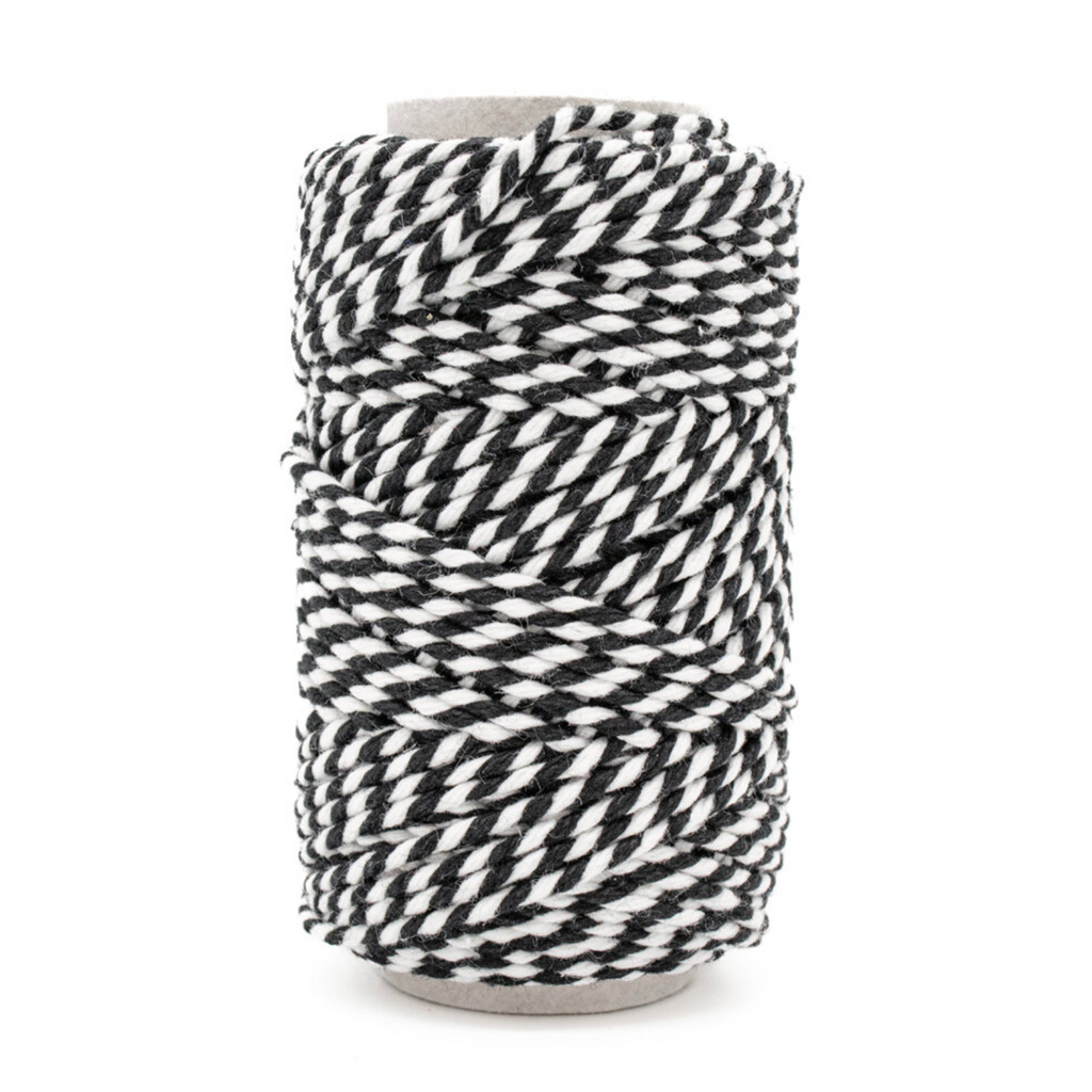 Bakers Twine : Black & White : 20m