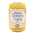 Bakers Twine : Yellow & White : 20m