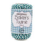 Bakers Twine : Teal & White : 20m