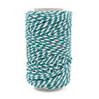 Bakers Twine : Teal & White : 20m