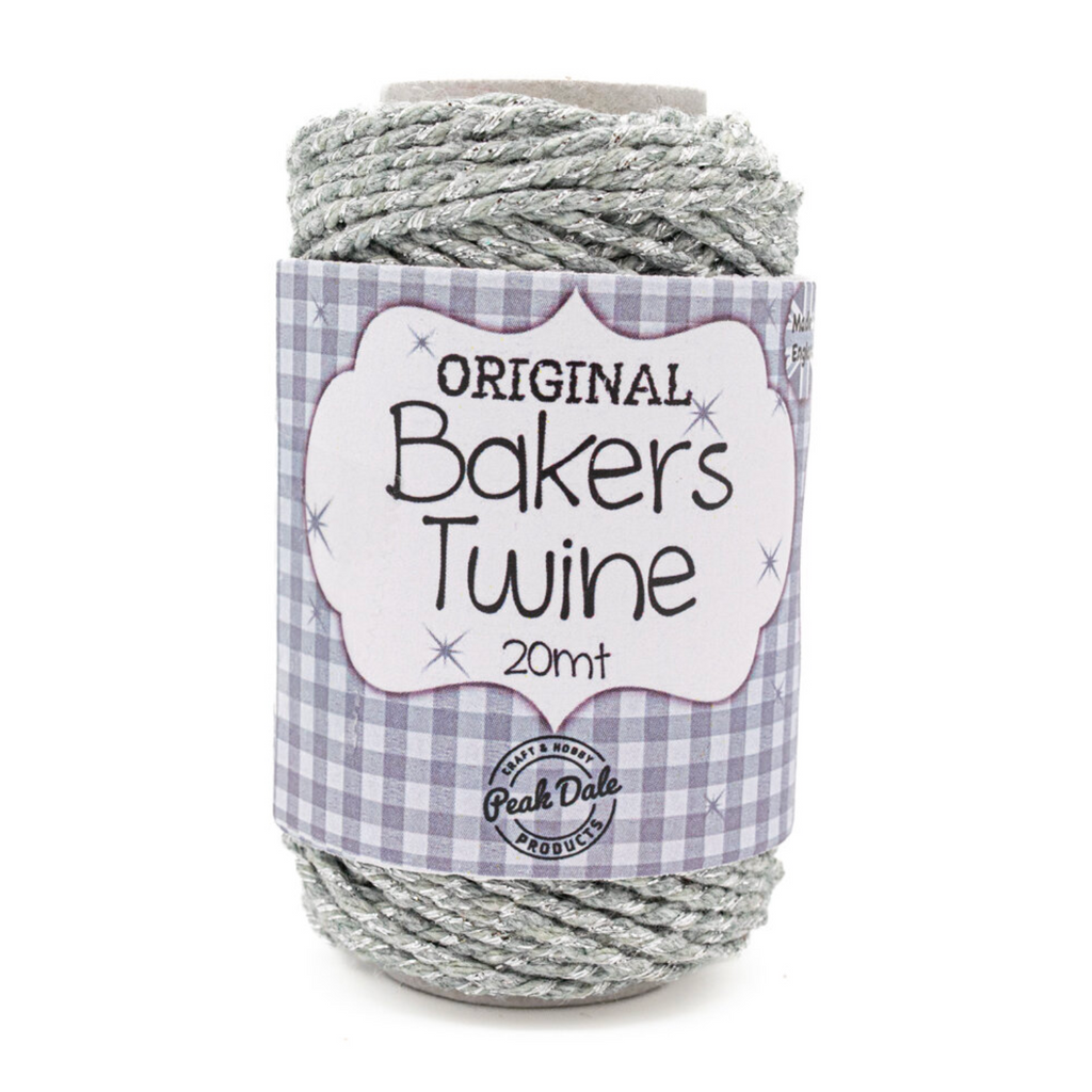 Bakers Twine : Silver Sparkle