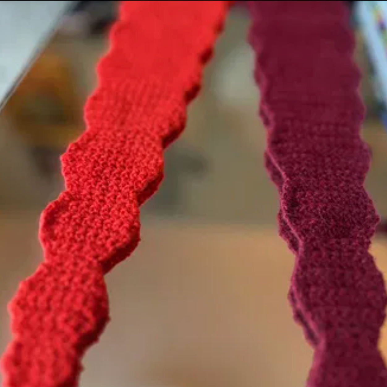 Cashmere Stina Scallop Scarf Crochet Kit : in 15 colours