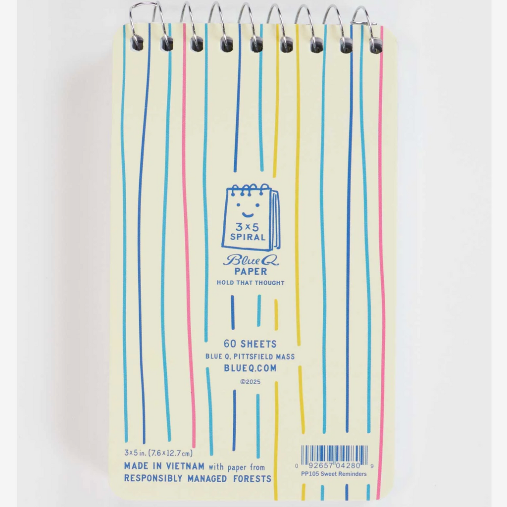 Sweet Little Reminders Spiral Notebook