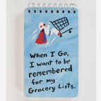 Grocery Lists : Spiral Notebook