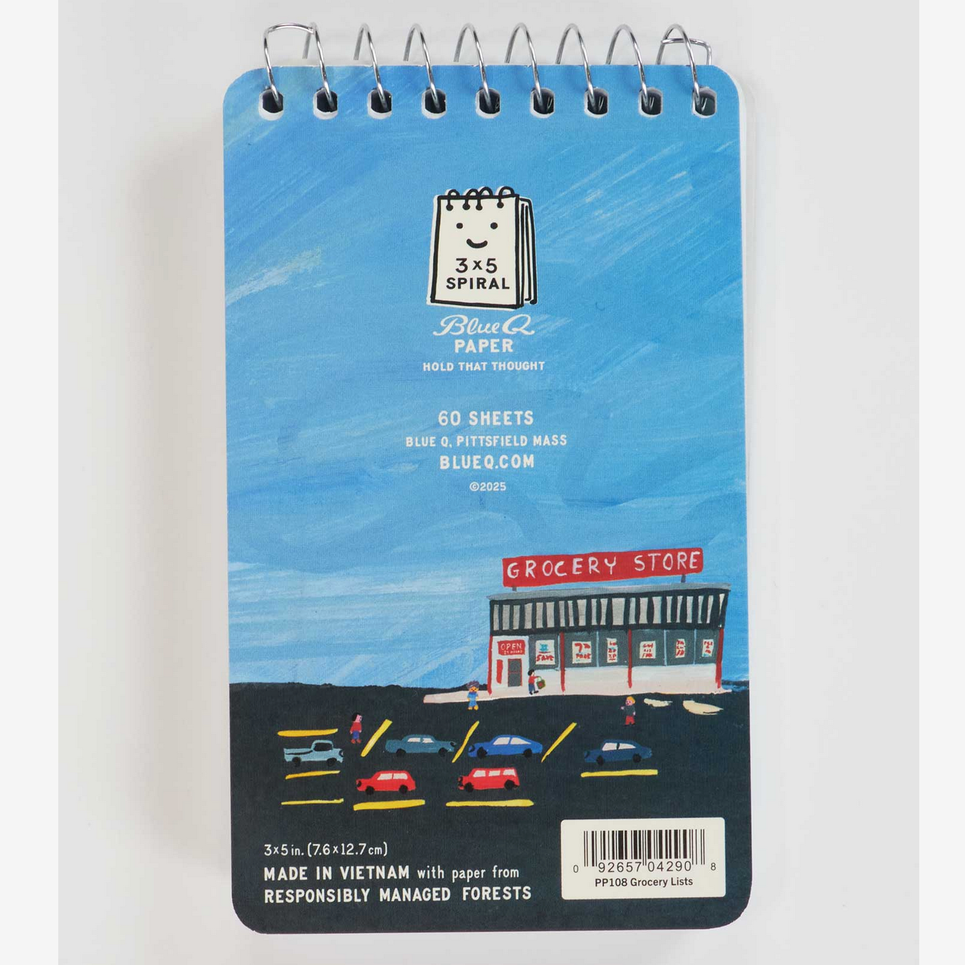 Grocery Lists : Spiral Notebook