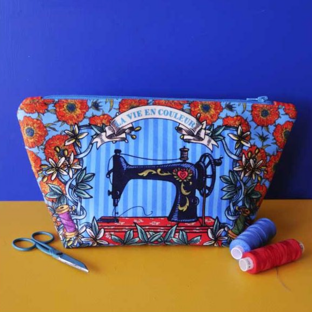 Velvet Pouch Sewing Kit : Couture Passion : Blue