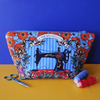 Velvet Pouch Sewing Kit : Couture Passion : Blue