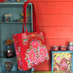 Velvet Sewing Kit : Square Bag : India