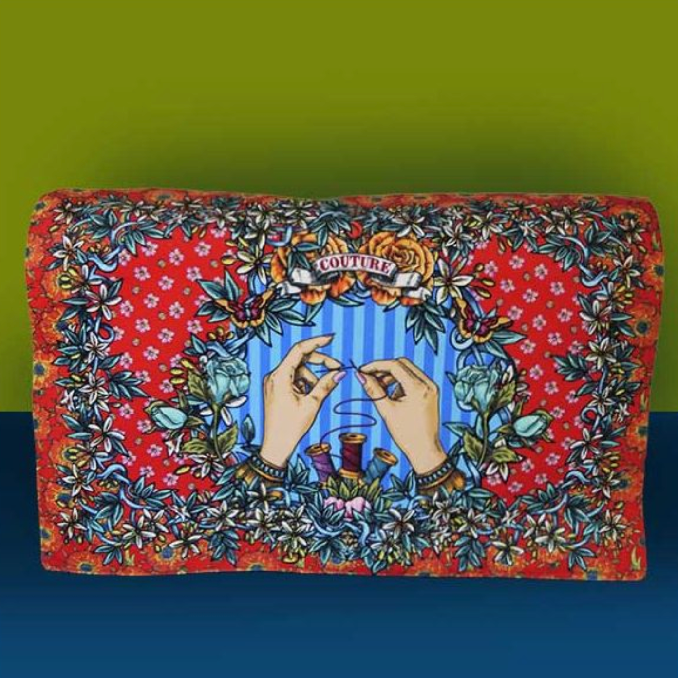 Velvet Sewing Machine Cover Sewing Kit : Couture Passion